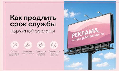 Как продлить срок службы наружной рекламы в Обнинске