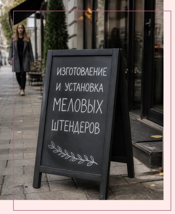 Меловые штендеры в Обнинске по цене от 6598 р. | Аванза-Бнн